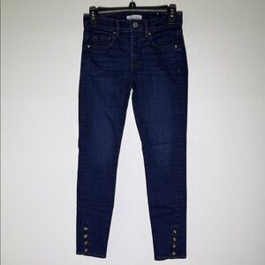 The Loft jeans with button accents on ankle